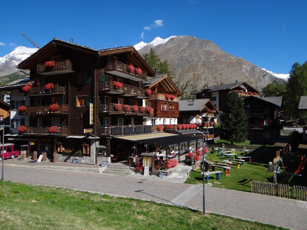 Hotel Tenne Saas Fee Exteriör bild