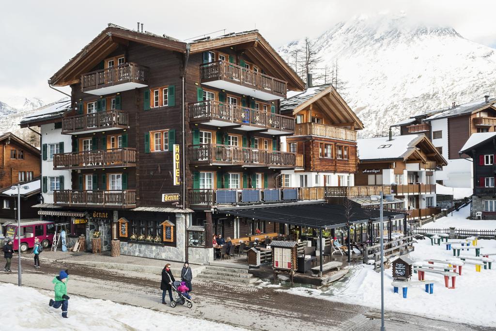 Hotel Tenne Saas Fee Exteriör bild